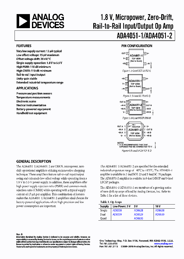 ADA4051-1AKSZ-R2_4563782.PDF Datasheet