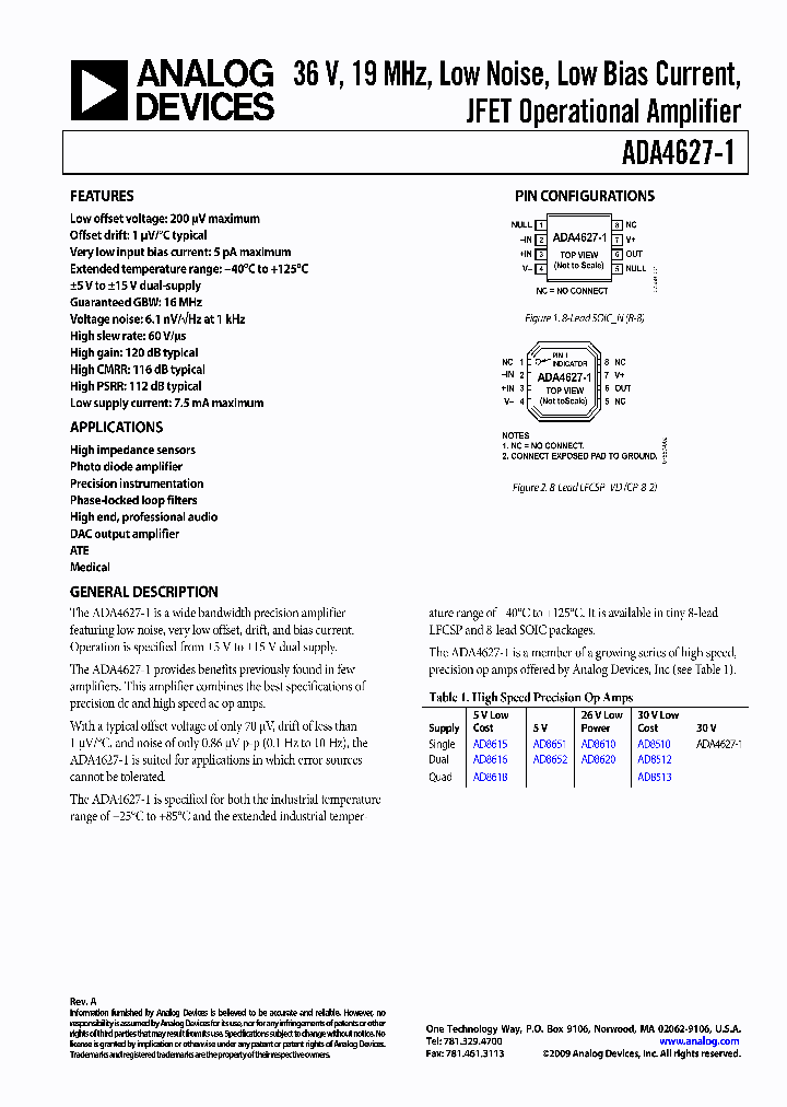 ADA4627-1_4541541.PDF Datasheet