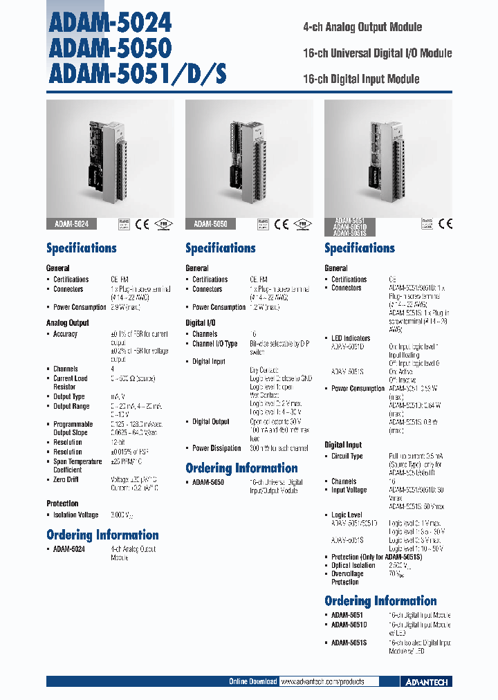 ADAM-5024_4606485.PDF Datasheet