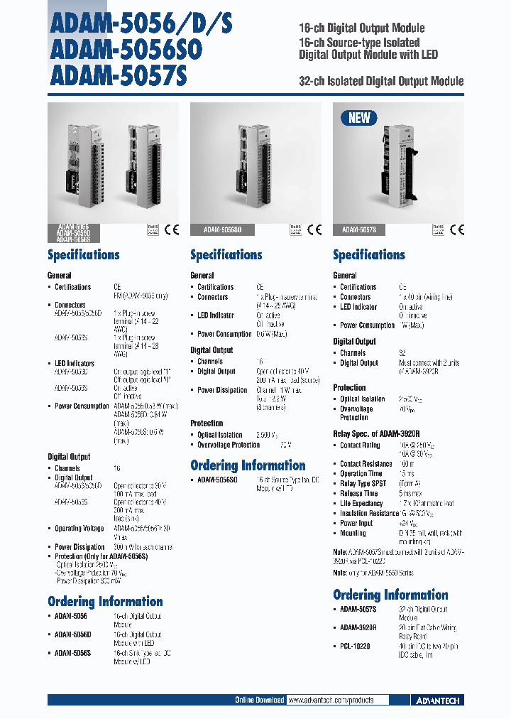 ADAM-5056_4606502.PDF Datasheet