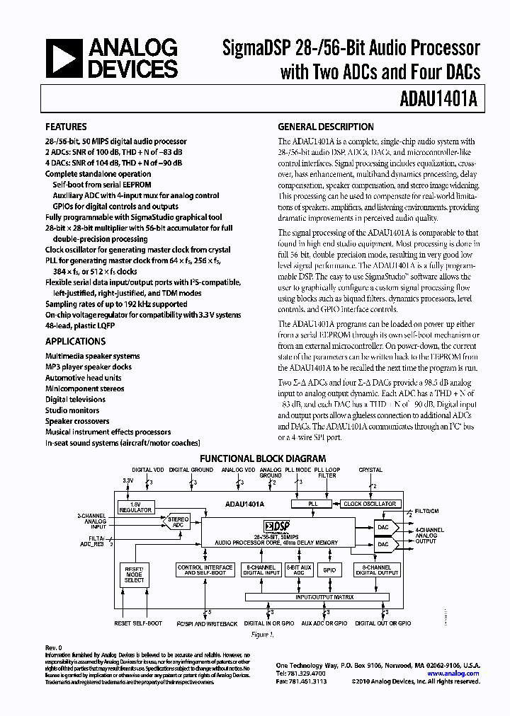 ADAU1401A_4651537.PDF Datasheet