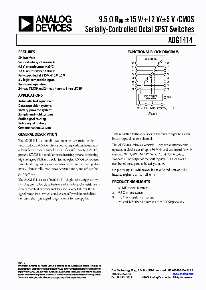 ADG1414_4515881.PDF Datasheet