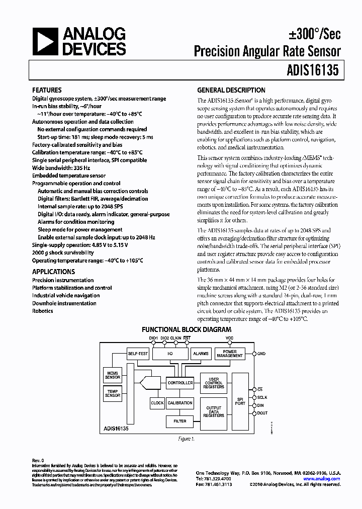 ADIS16135_4566653.PDF Datasheet