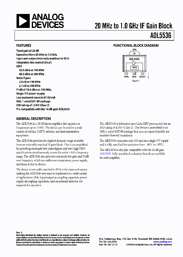 ADL5536ARKZ-R7_4553228.PDF Datasheet