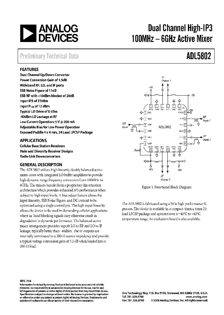 ADL5802_4256486.PDF Datasheet