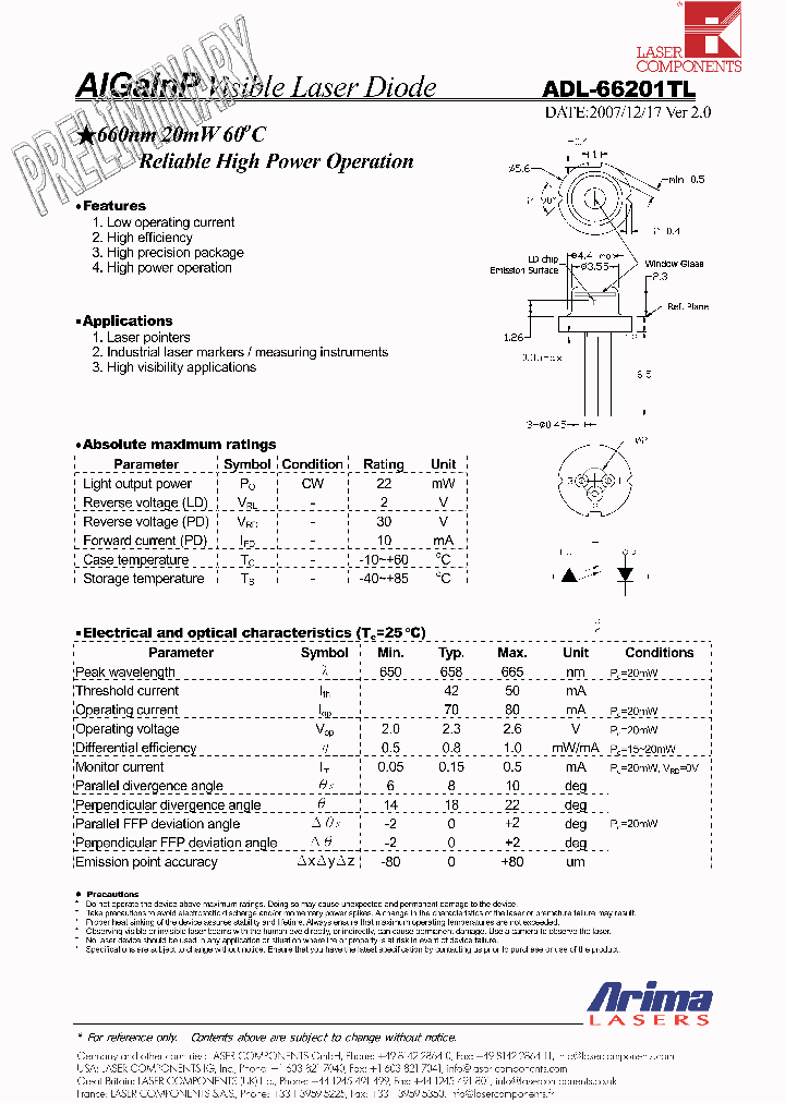 ADL-66201TL_4229260.PDF Datasheet