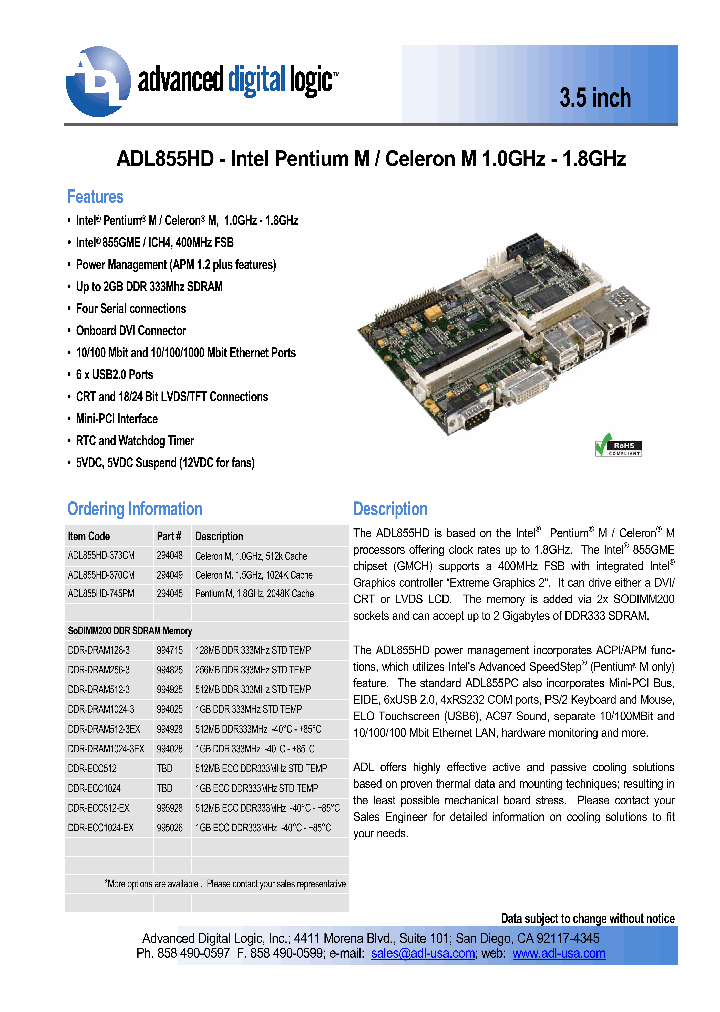 ADL855HD_4459697.PDF Datasheet