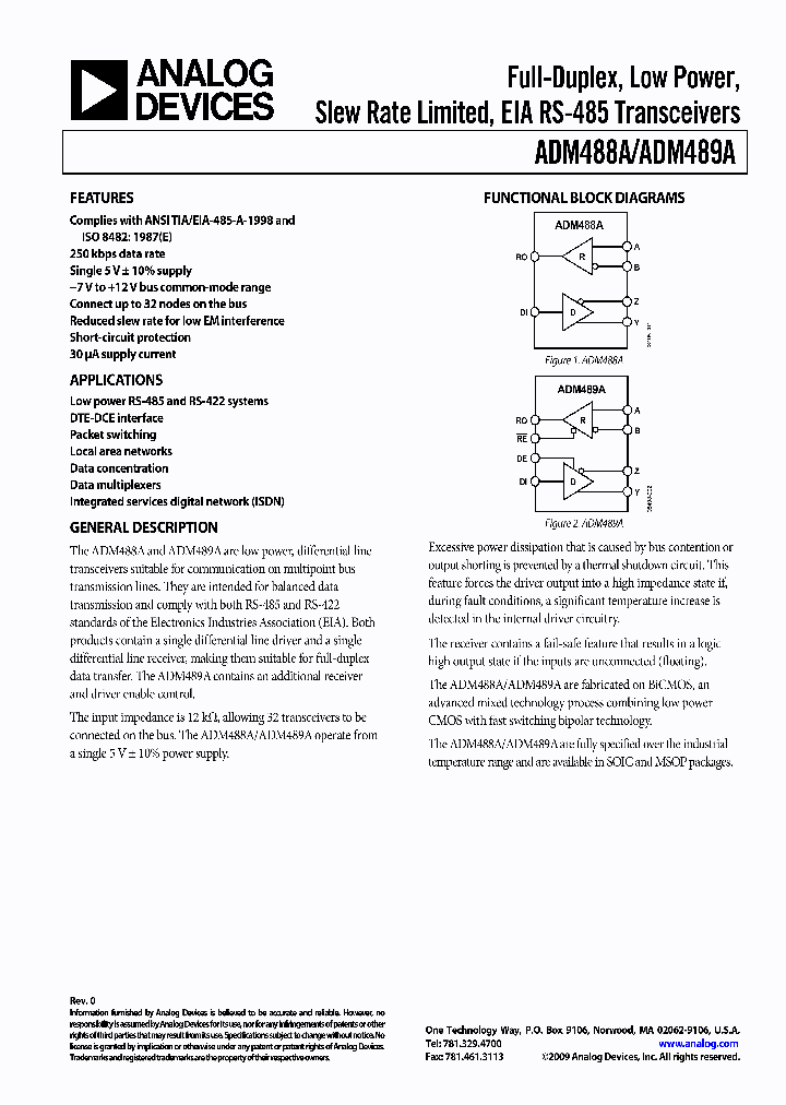 ADM489A_4525999.PDF Datasheet