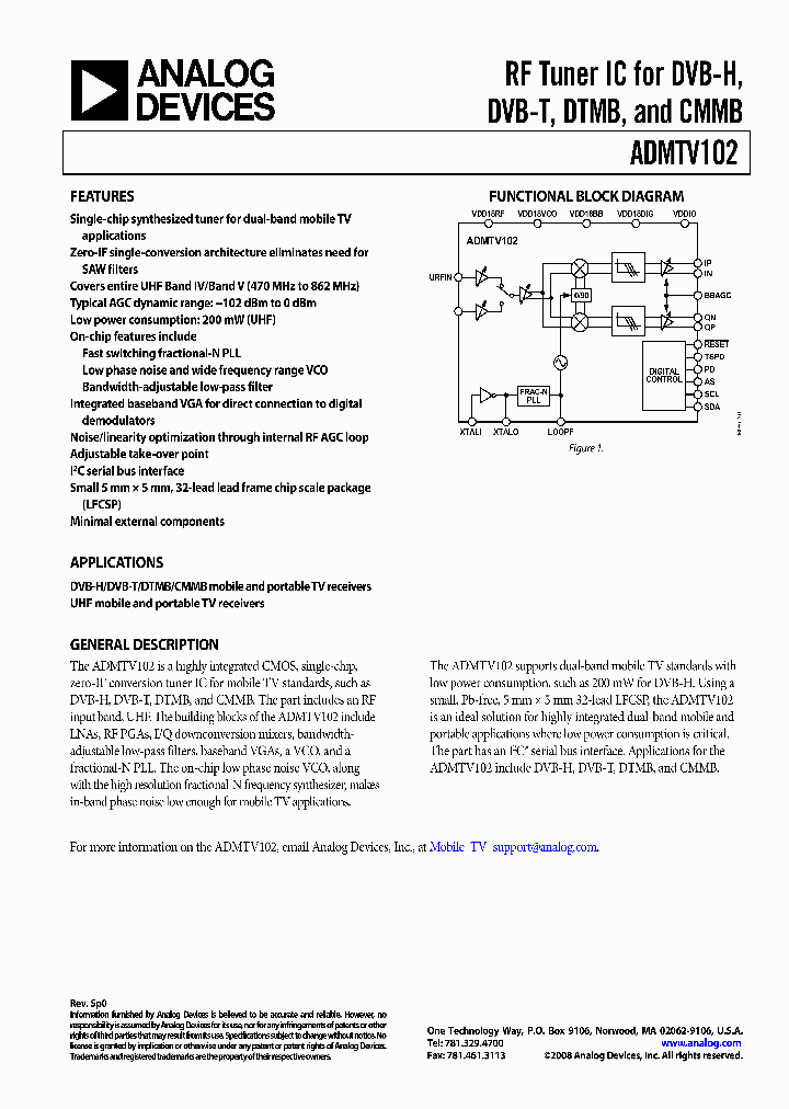 ADMTV102_4263297.PDF Datasheet