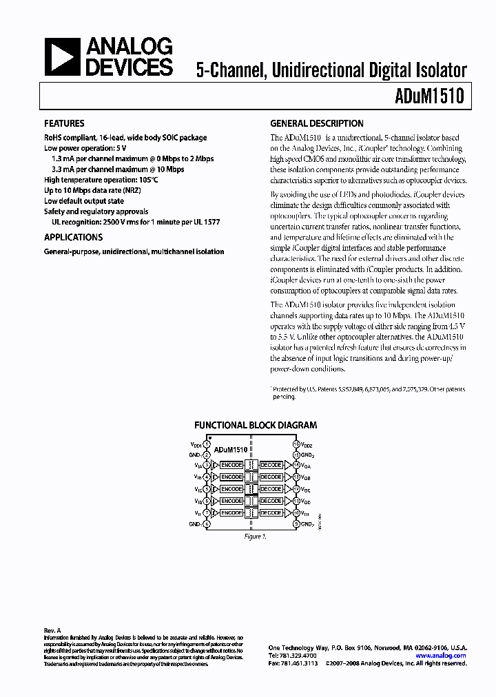 ADUM1510_4660443.PDF Datasheet