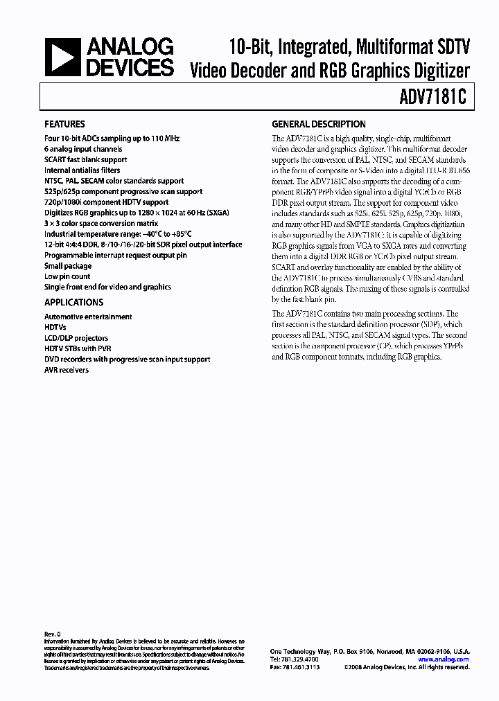 ADV7181WBSTZ_4769869.PDF Datasheet