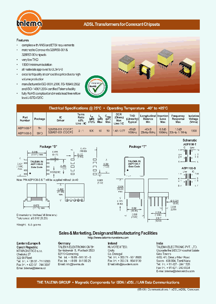 AEP1100-S_4283830.PDF Datasheet