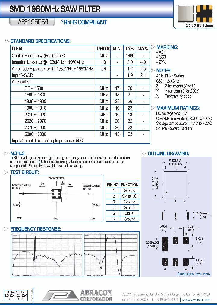AFS1960S4_4269533.PDF Datasheet