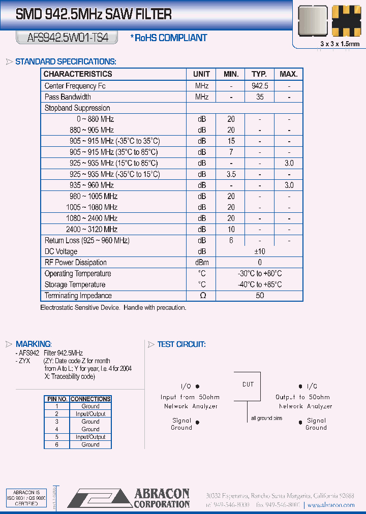 AFS9425W01-TS4_4243960.PDF Datasheet