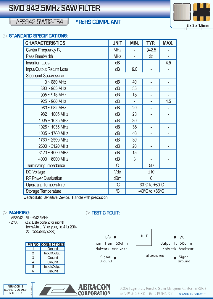 AFS9425W02-TS4_4243961.PDF Datasheet