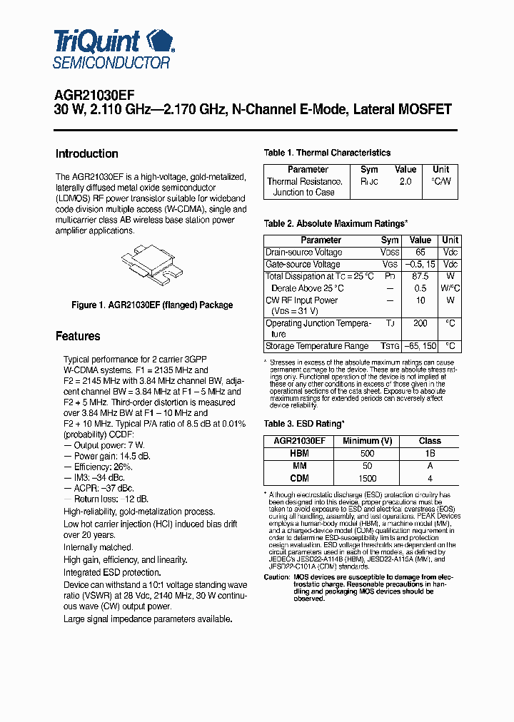AGR21030EF_4542138.PDF Datasheet