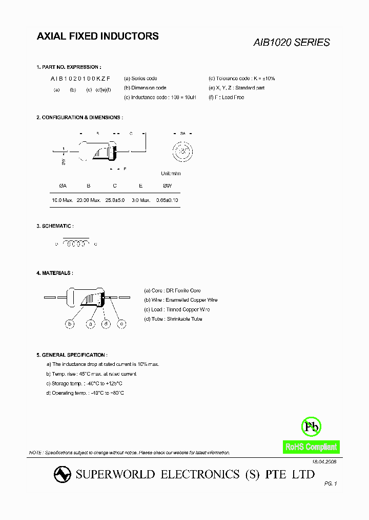 AIB1020101KZF_4522990.PDF Datasheet