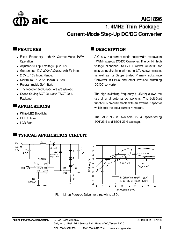 AIC1896GG_4315552.PDF Datasheet