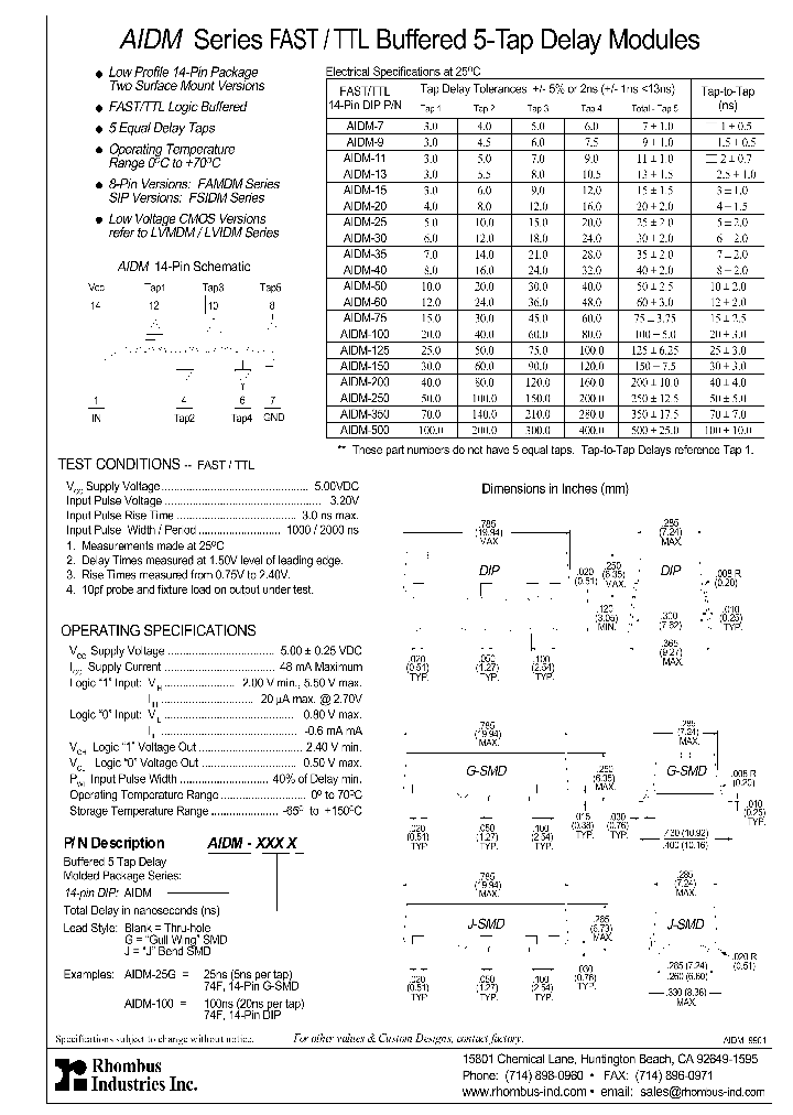 AIDM-125G_4354015.PDF Datasheet