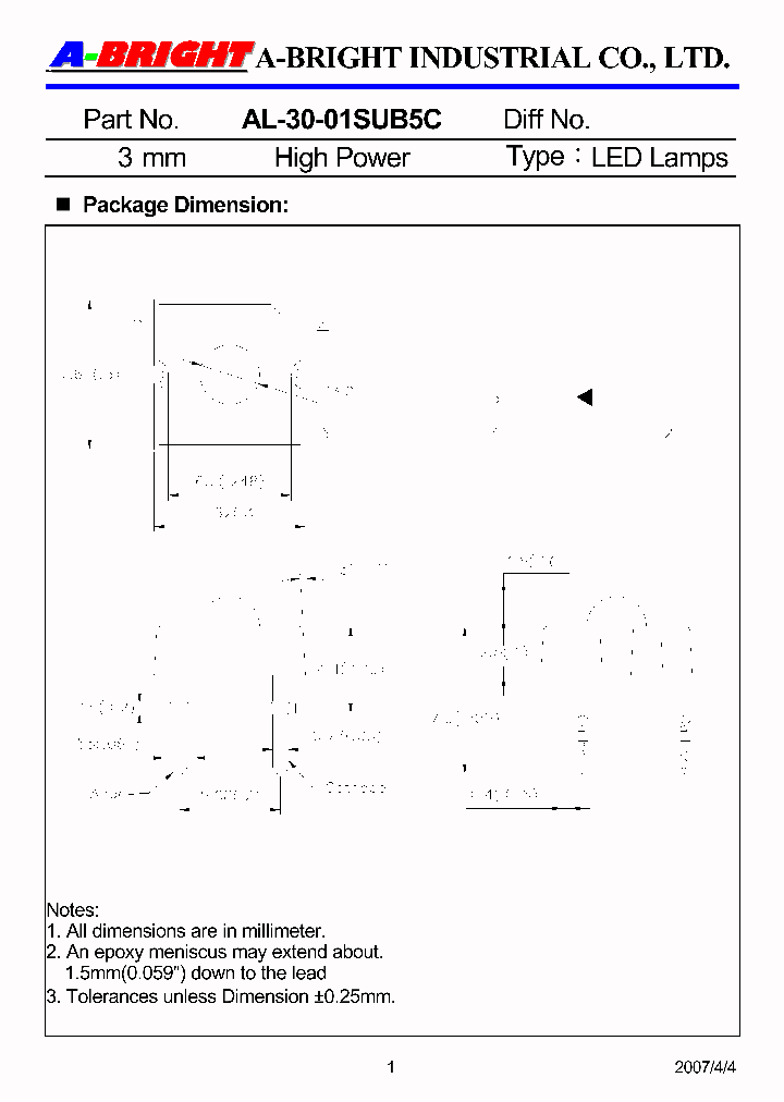 AL-30-01SUB5C_4538331.PDF Datasheet