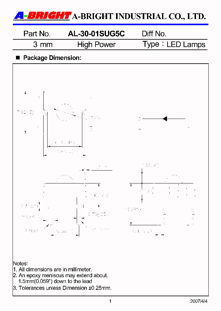 AL-30-01SUG5C_4530041.PDF Datasheet