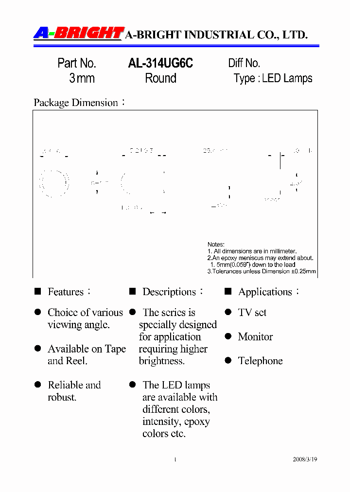 AL-314UG6C08_4263486.PDF Datasheet