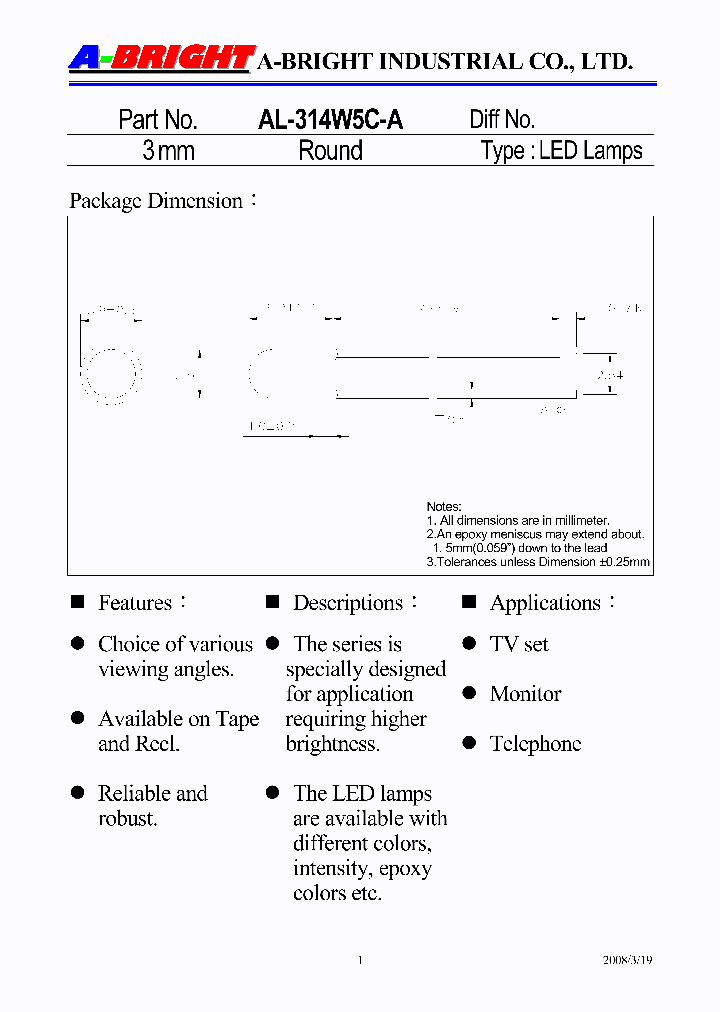 AL-314W5C-A08_4810765.PDF Datasheet
