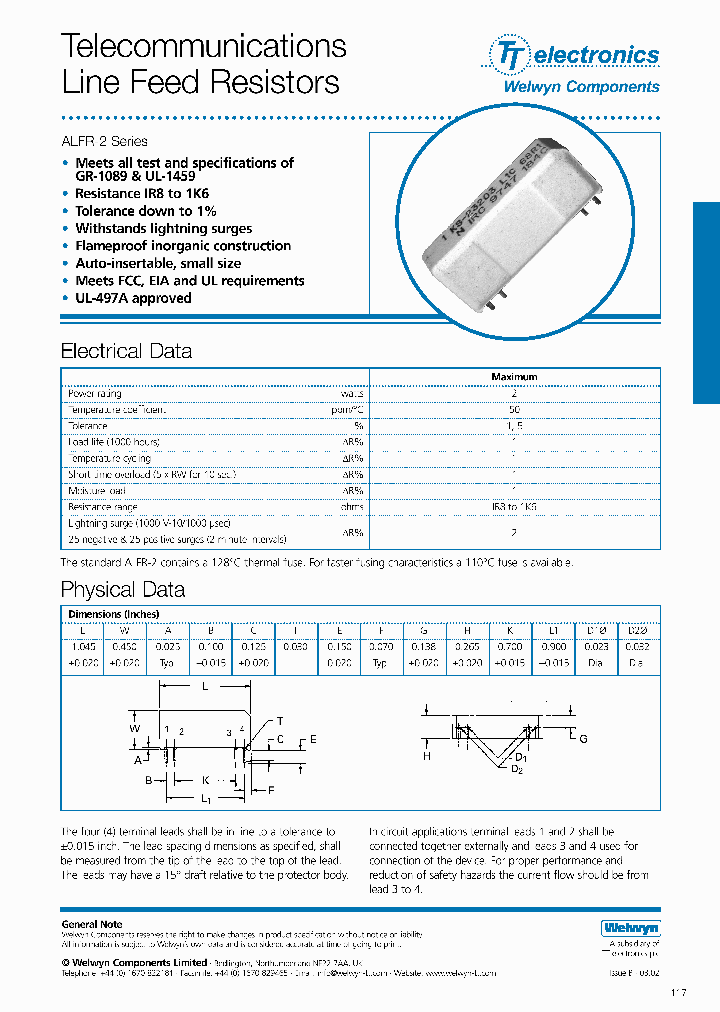 ALFR-2_4215159.PDF Datasheet