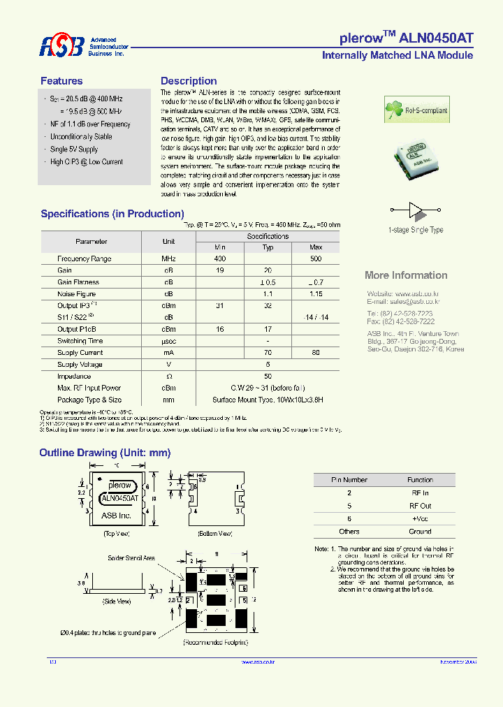 ALN0450AT_4460294.PDF Datasheet
