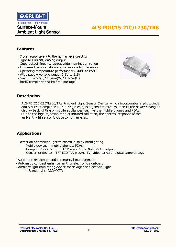 ALS-PDIC15-21C_4167212.PDF Datasheet