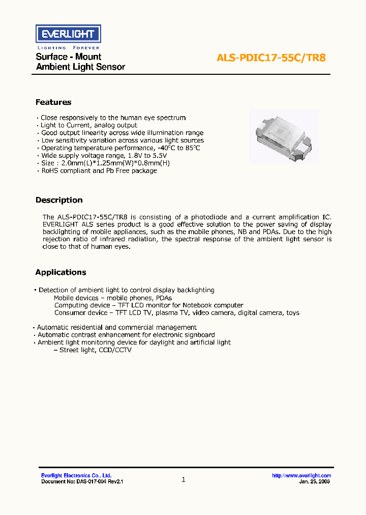 ALS-PDIC17-55C_4167215.PDF Datasheet