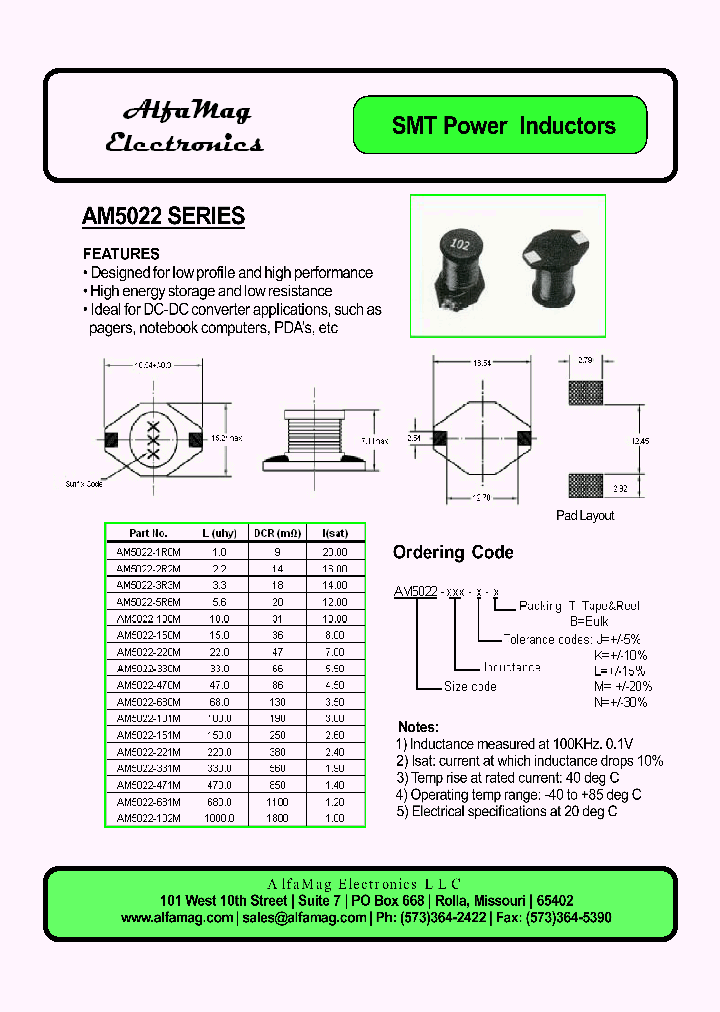 AM5022-100M_4248099.PDF Datasheet