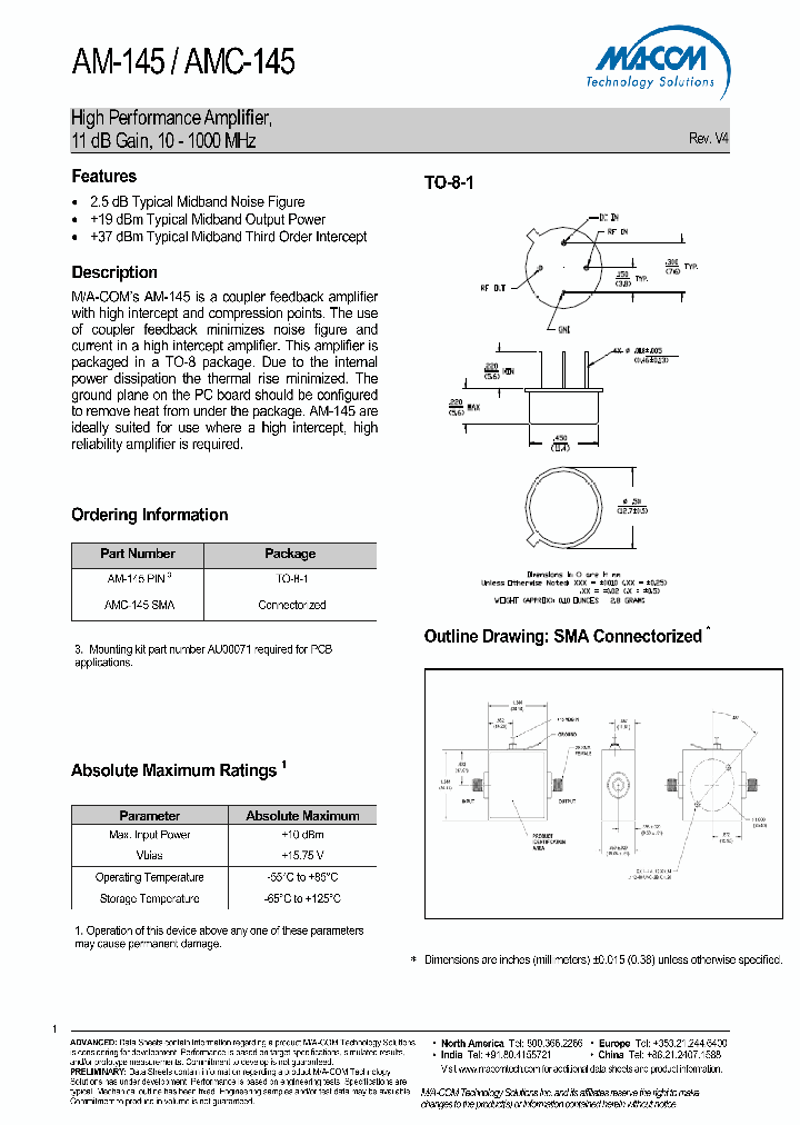 AMC-145_4650912.PDF Datasheet