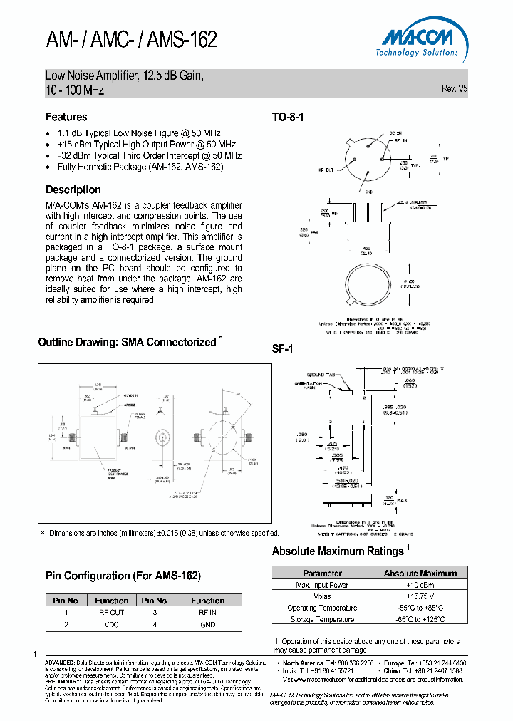 AMC-162_4590574.PDF Datasheet