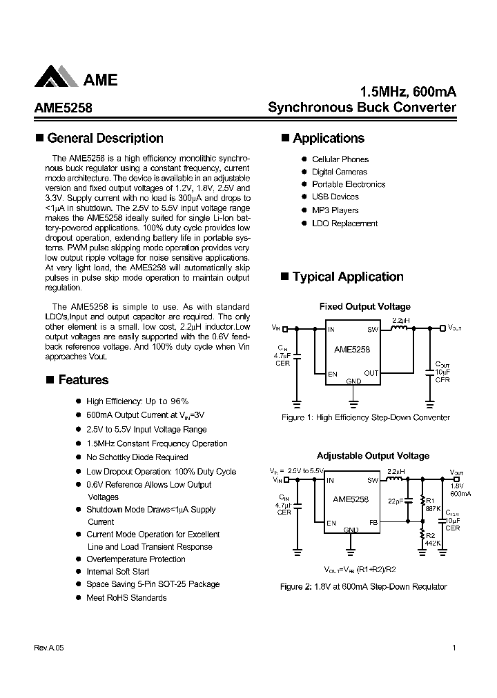 AME5258-AEV120_4313018.PDF Datasheet