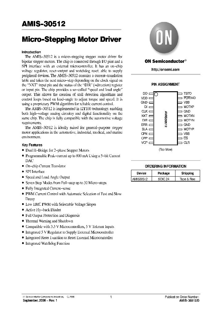 AMIS-30512_4307048.PDF Datasheet