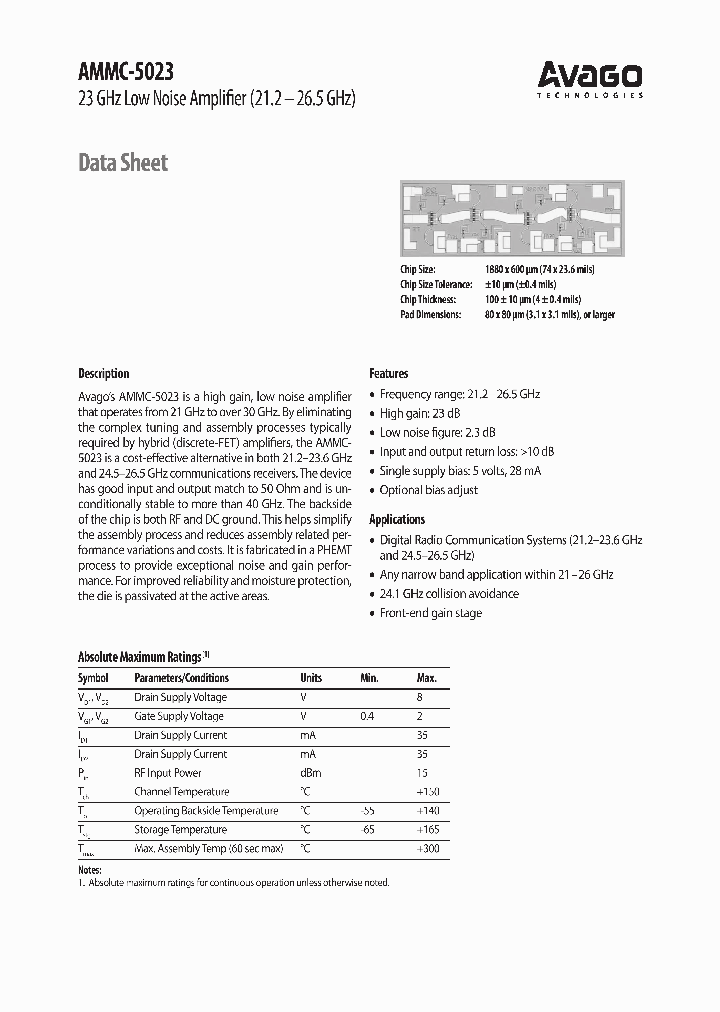 AMMC-5023_4270722.PDF Datasheet