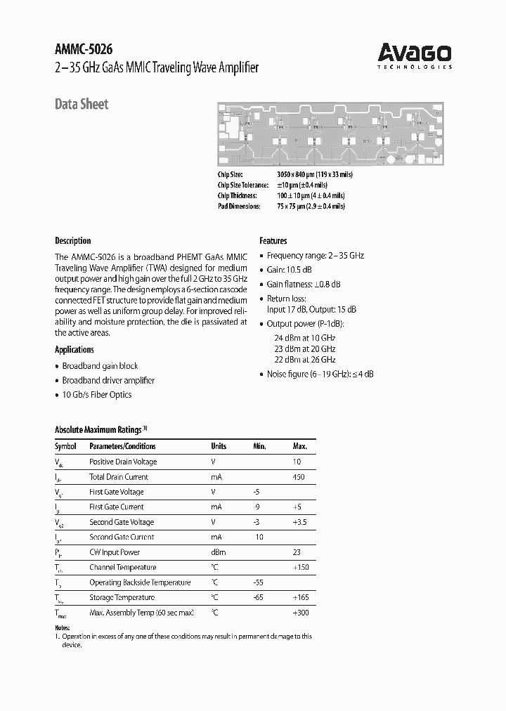 AMMC-502608_4281328.PDF Datasheet