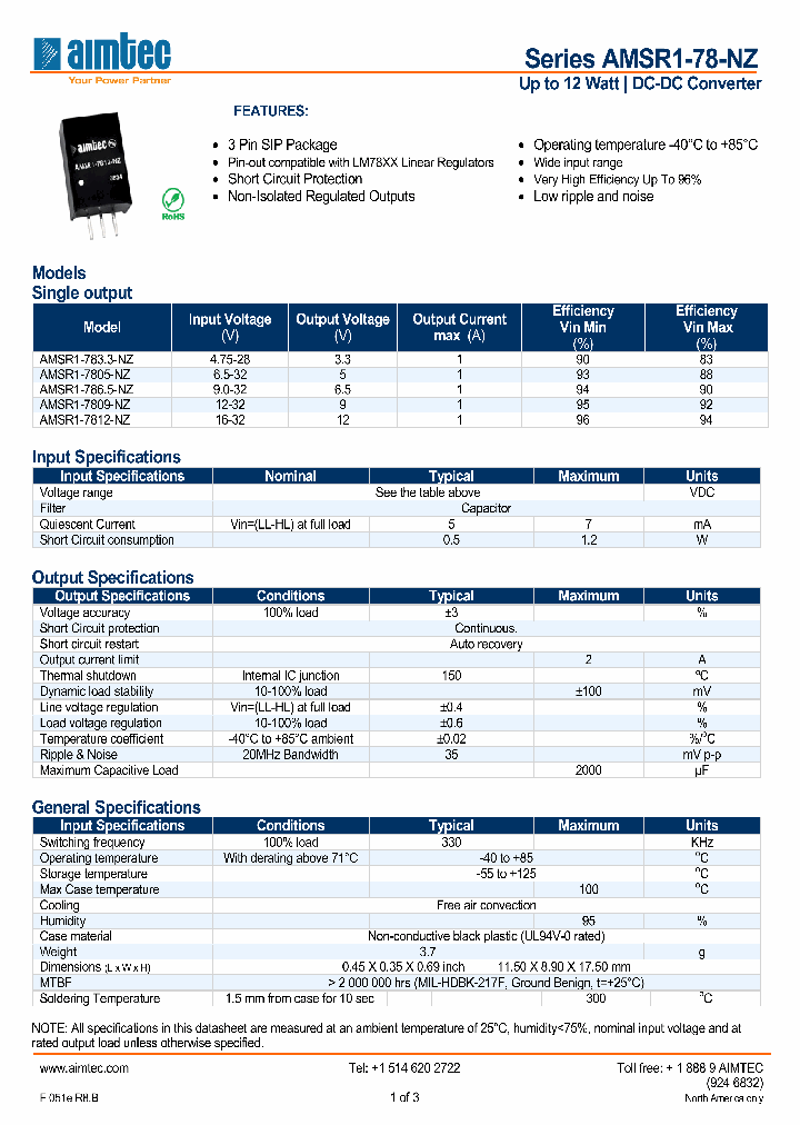AMSR1-78-NZ_4589028.PDF Datasheet