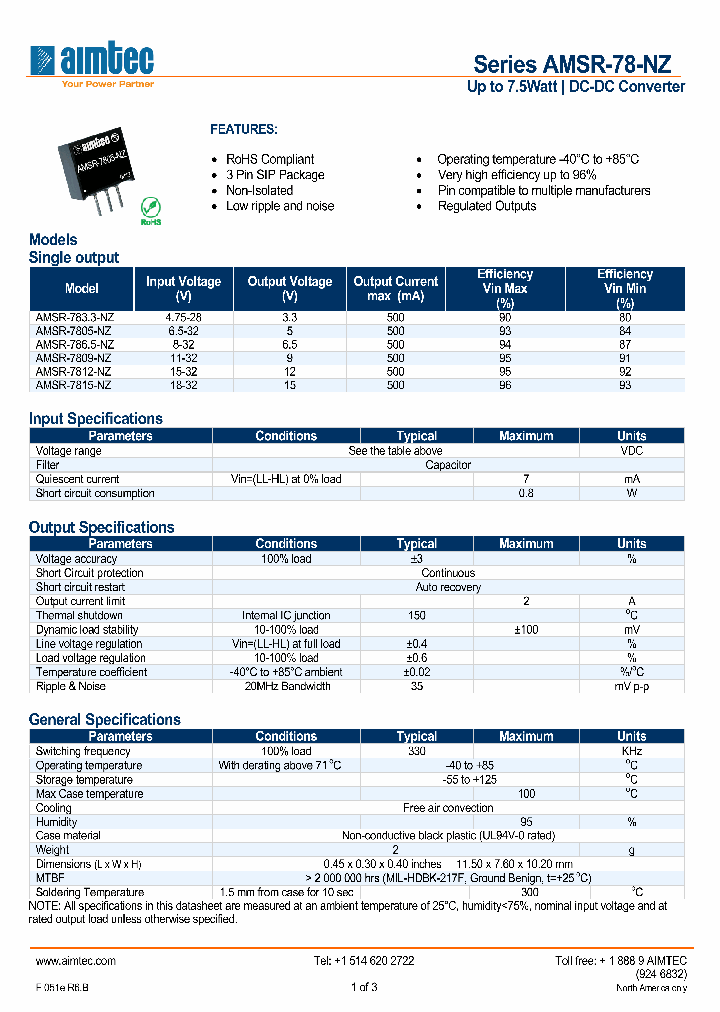 AMSR-7812-NZ_4544405.PDF Datasheet
