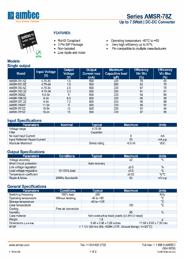 AMSR-7872Z_4530869.PDF Datasheet