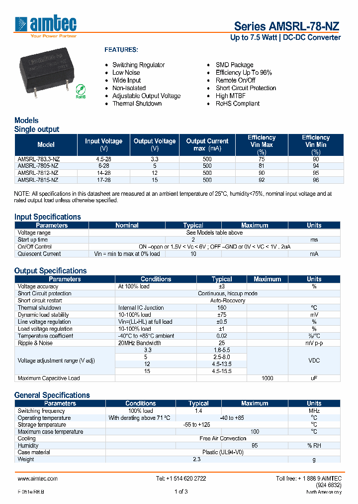 AMSRL-7815-NZ_4700934.PDF Datasheet