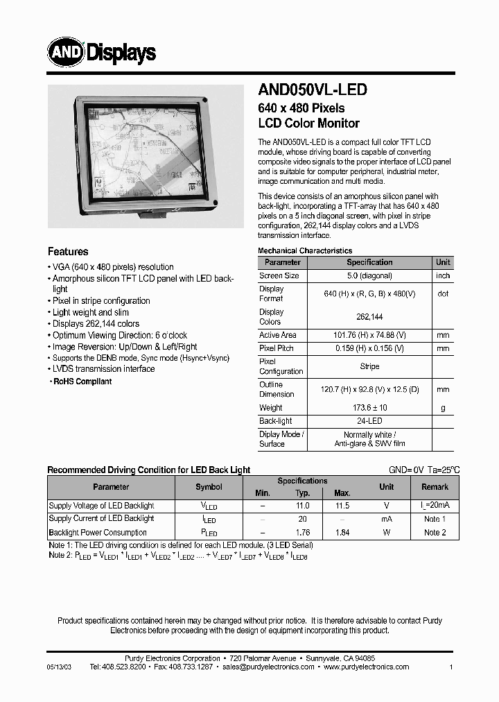AND050VL-LED_4744695.PDF Datasheet