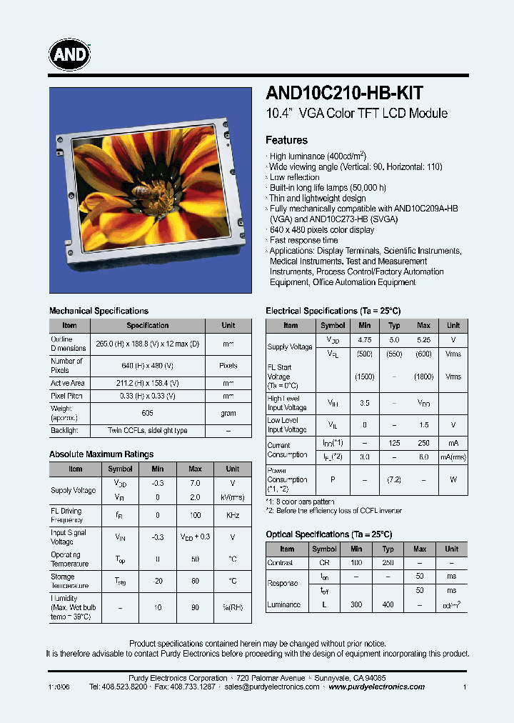 AND10C210-HB-KIT_4532913.PDF Datasheet
