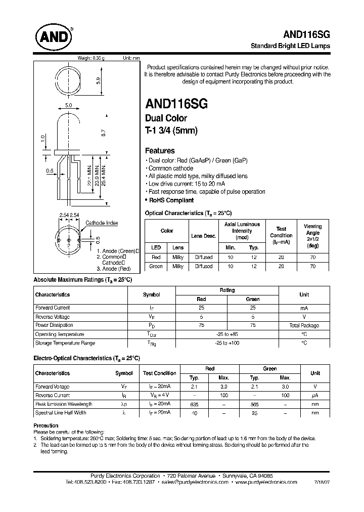 AND116SG_4550685.PDF Datasheet
