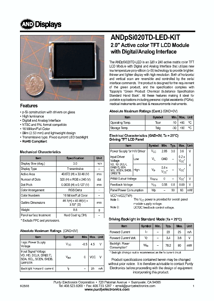 ANDPSI020TD-LED_4428349.PDF Datasheet