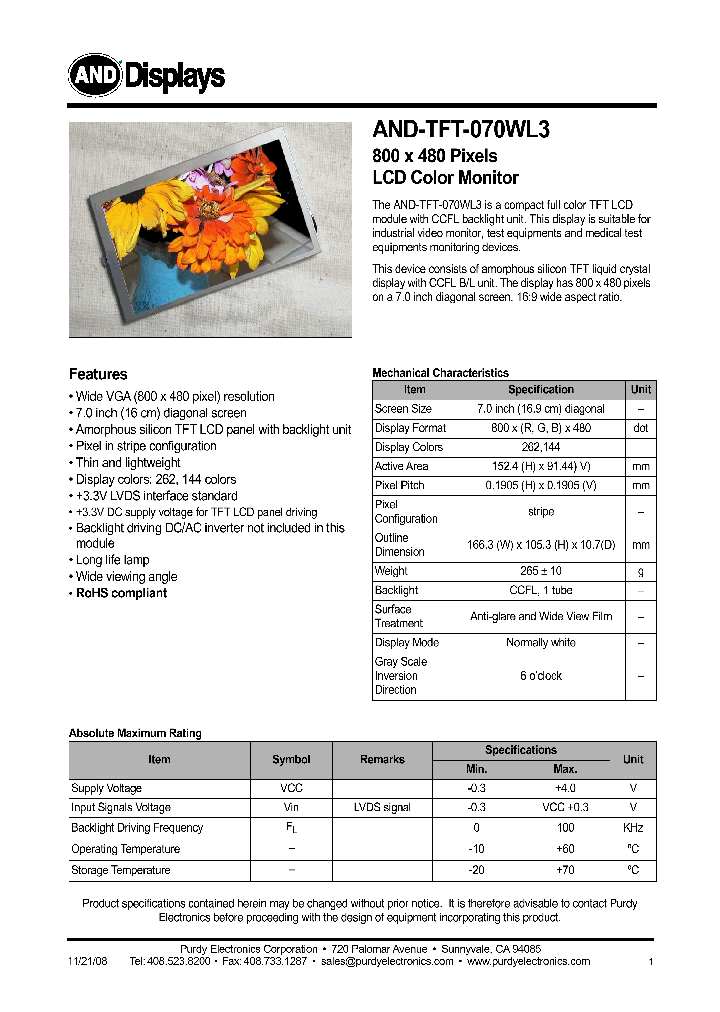 AND-TFT-070WL3_4543411.PDF Datasheet