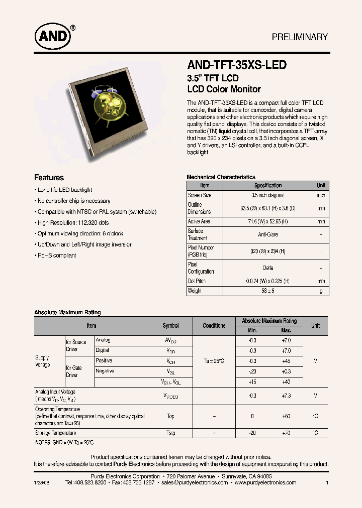 AND-TFT-35XS-LED_4566830.PDF Datasheet