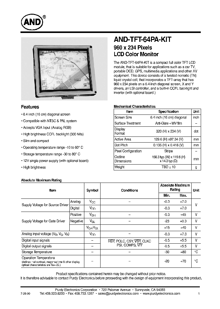 AND-TFT-64PA-KIT_4749548.PDF Datasheet