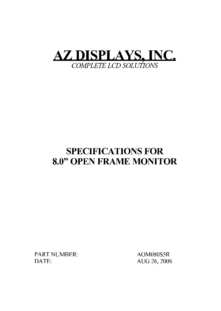 AOM080S5R_4800508.PDF Datasheet